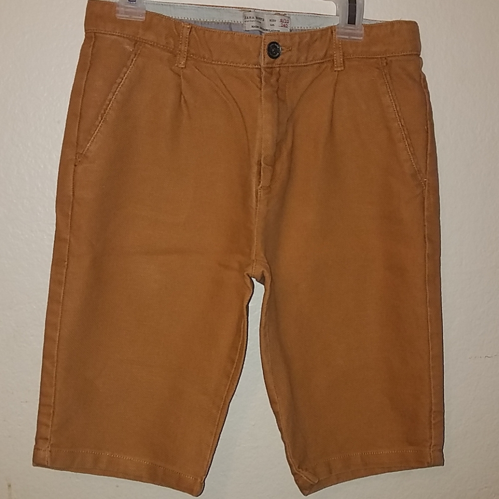 Mustard Yellow Zara Boys Collections Shorts 9/10